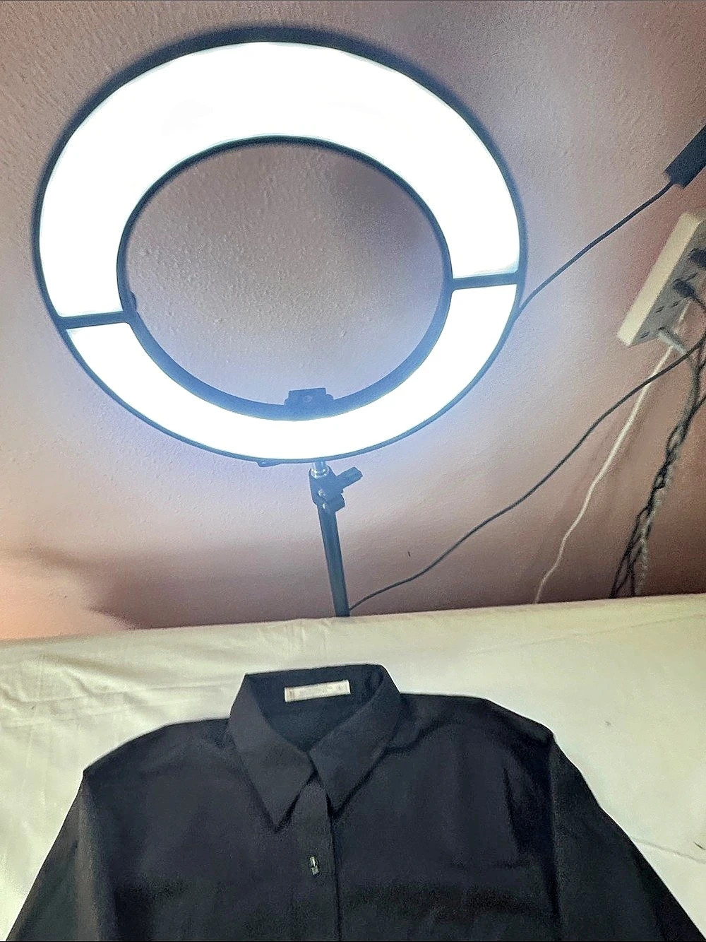 Armani Exchange Black Button Down Shirt